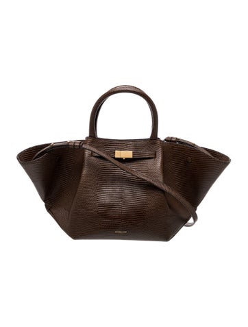 Leather Midi New York Tote Small