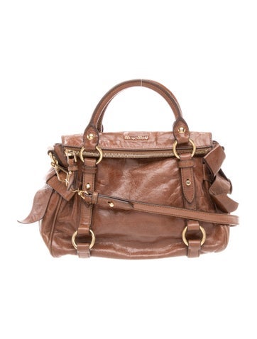 Leather Top Handle Bag