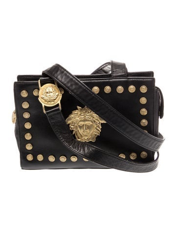 Versace Leather Shoulder Bag
