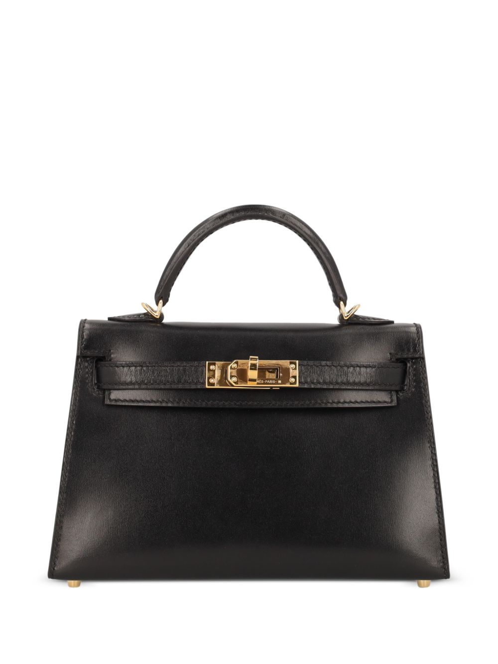 mini Kelly II leather tote bag