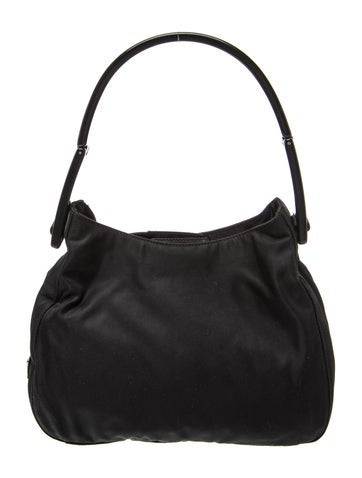 Tessuto Nylon Top Handle Bag