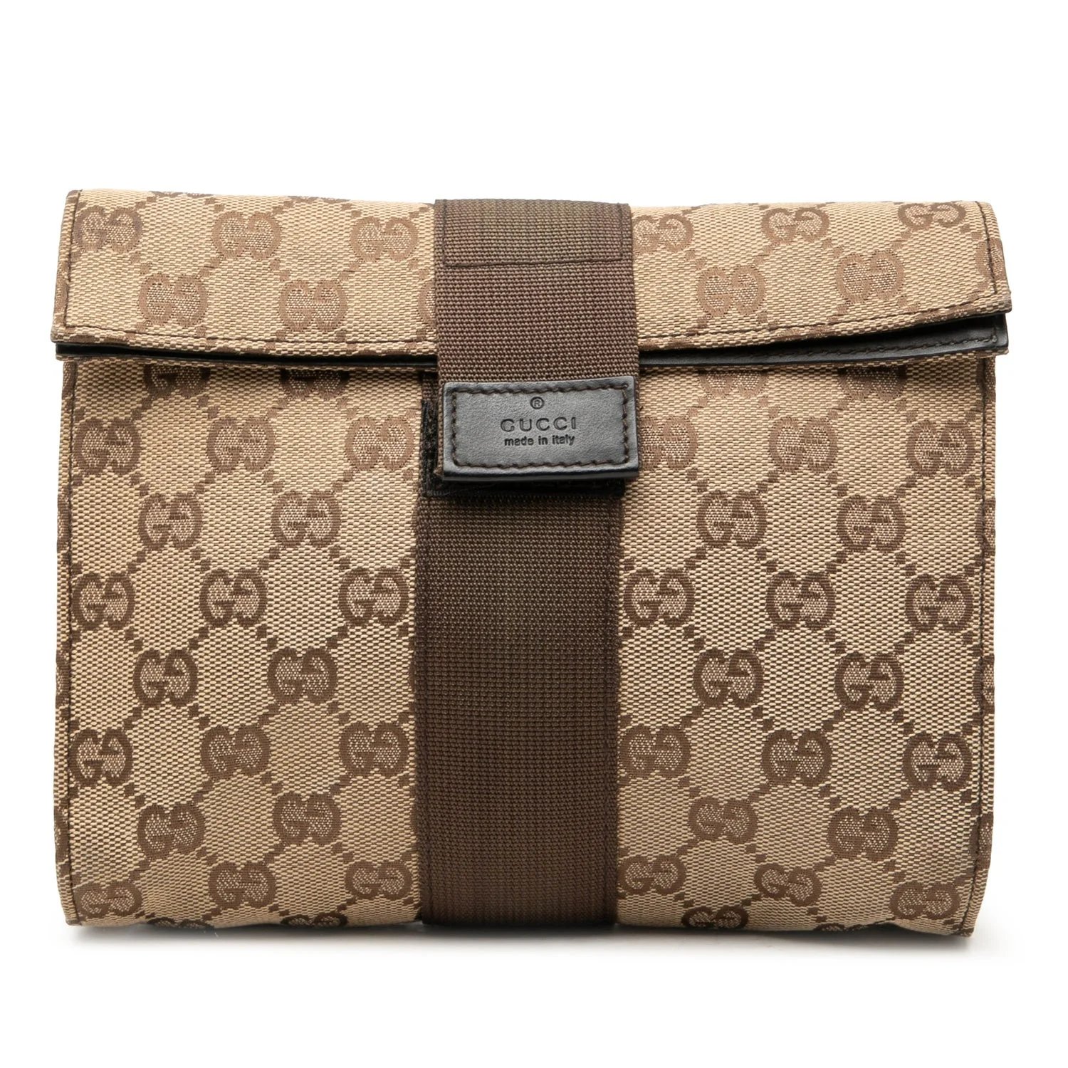 GG Canvas Clutch