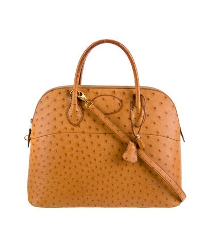 Hermes Ostrich Bolide 35