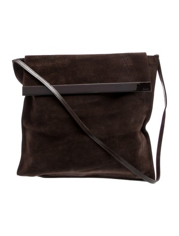 Suede Shoulder Bag Vintage