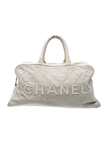 Canvas Logo Bowler Bag