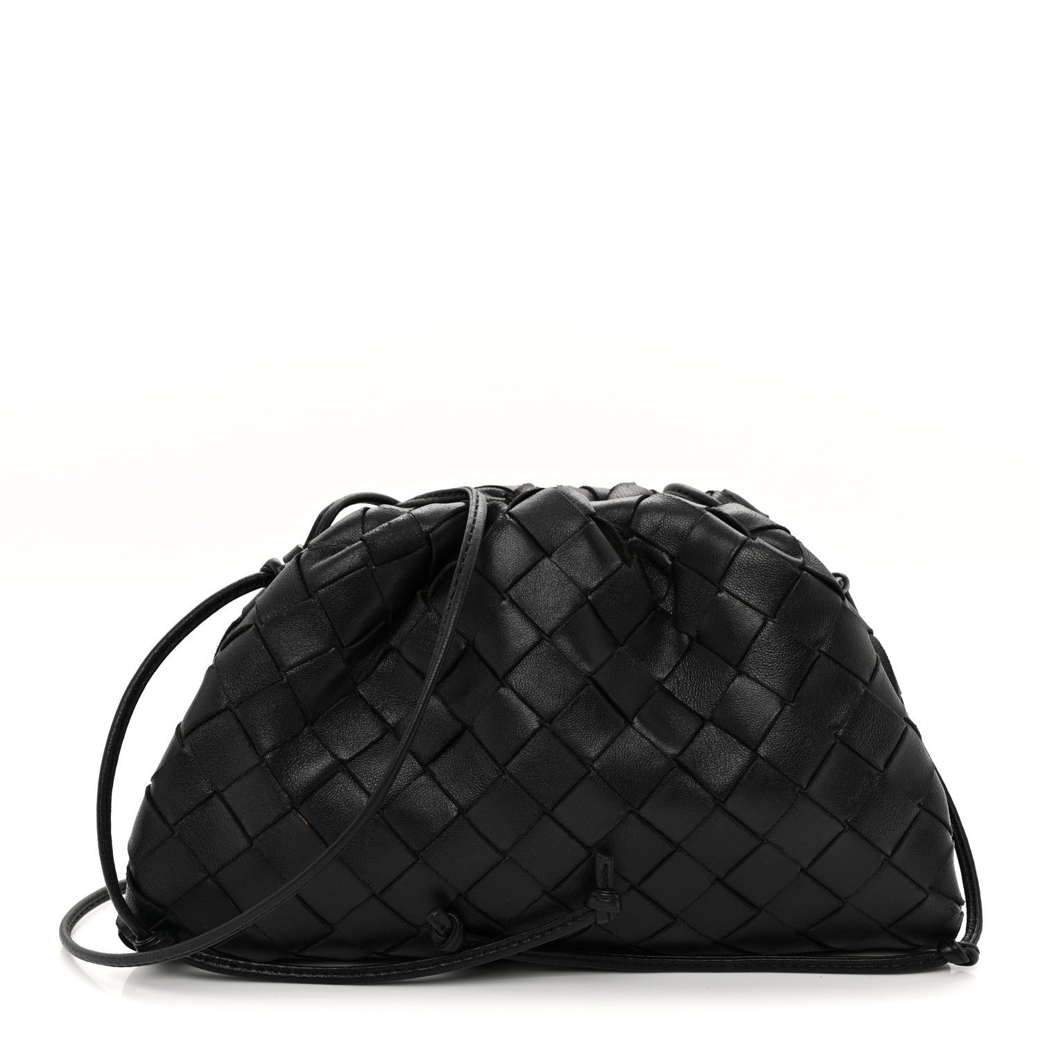 Bottega Veneta Nappa Intrecciato The Mini Pouch Black