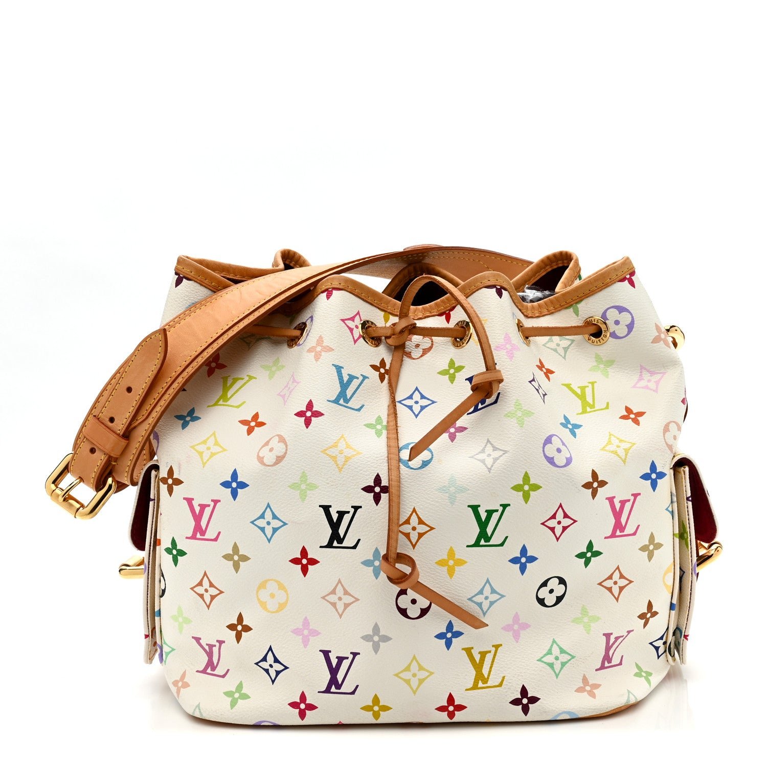 Louis Vuitton Monogram Multicolor Petit Noe White