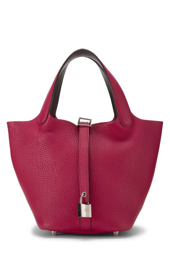 Hermès Framboise Clemence Picotin Lock 18