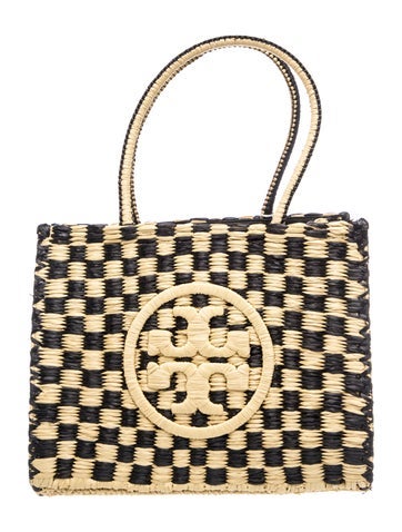 Straw Top Handle Bag