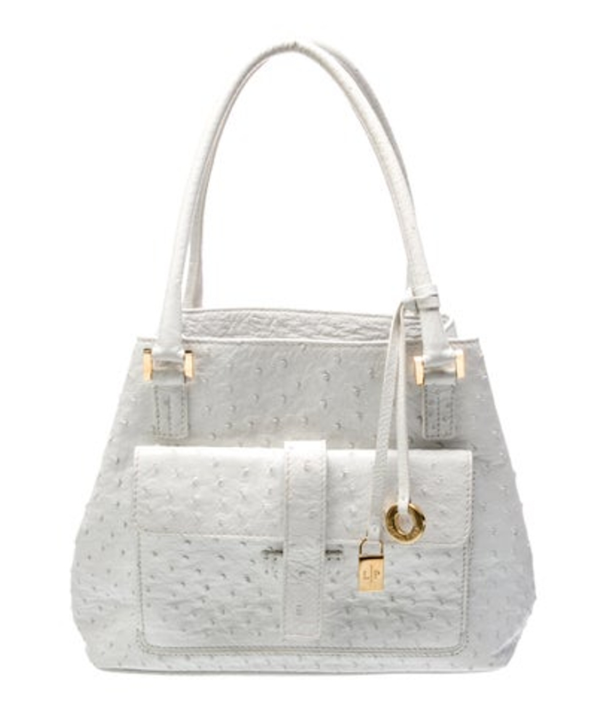 Loro Piana Piana Ostrich Shoulder Bag