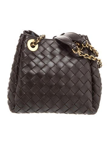 Leather Nappa Intrecciato Parachute Small