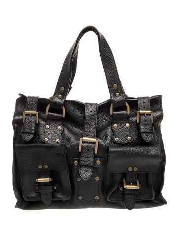 Leather Top Handle Bag