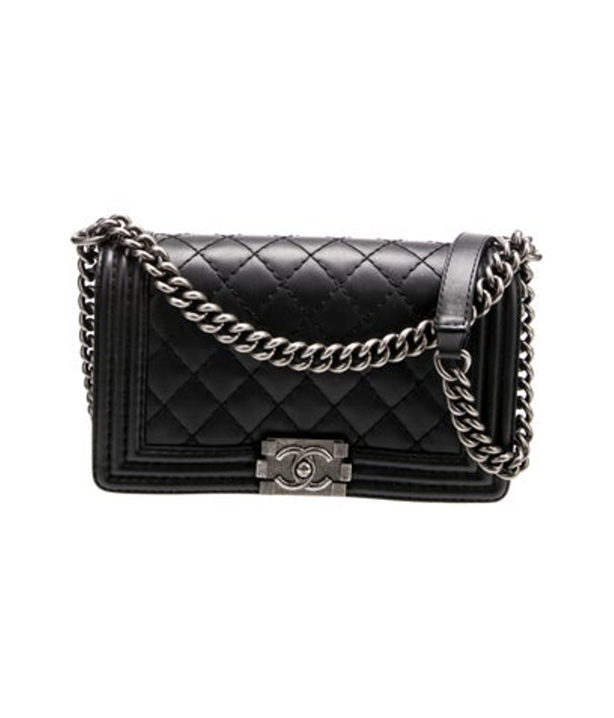 Chanel Quilted Calfskin Medium Boy Bag