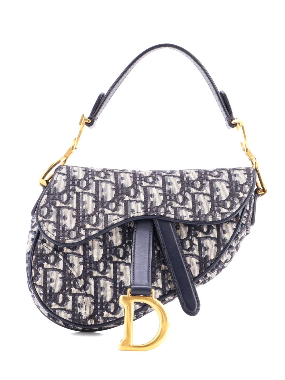 Saddle Handbag Oblique Canvas Mini shoulder bag