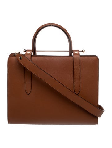 Leather Top Handle Bag