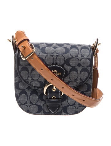 Coach Leather Messenger Bag