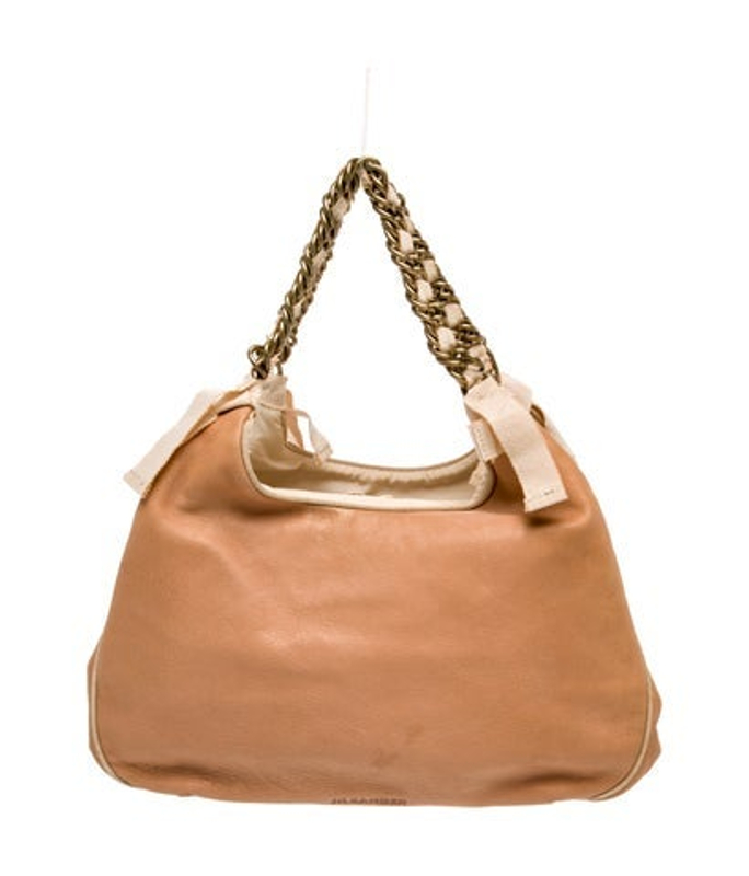 Jil Sander Sander Leather Top Handle Bag