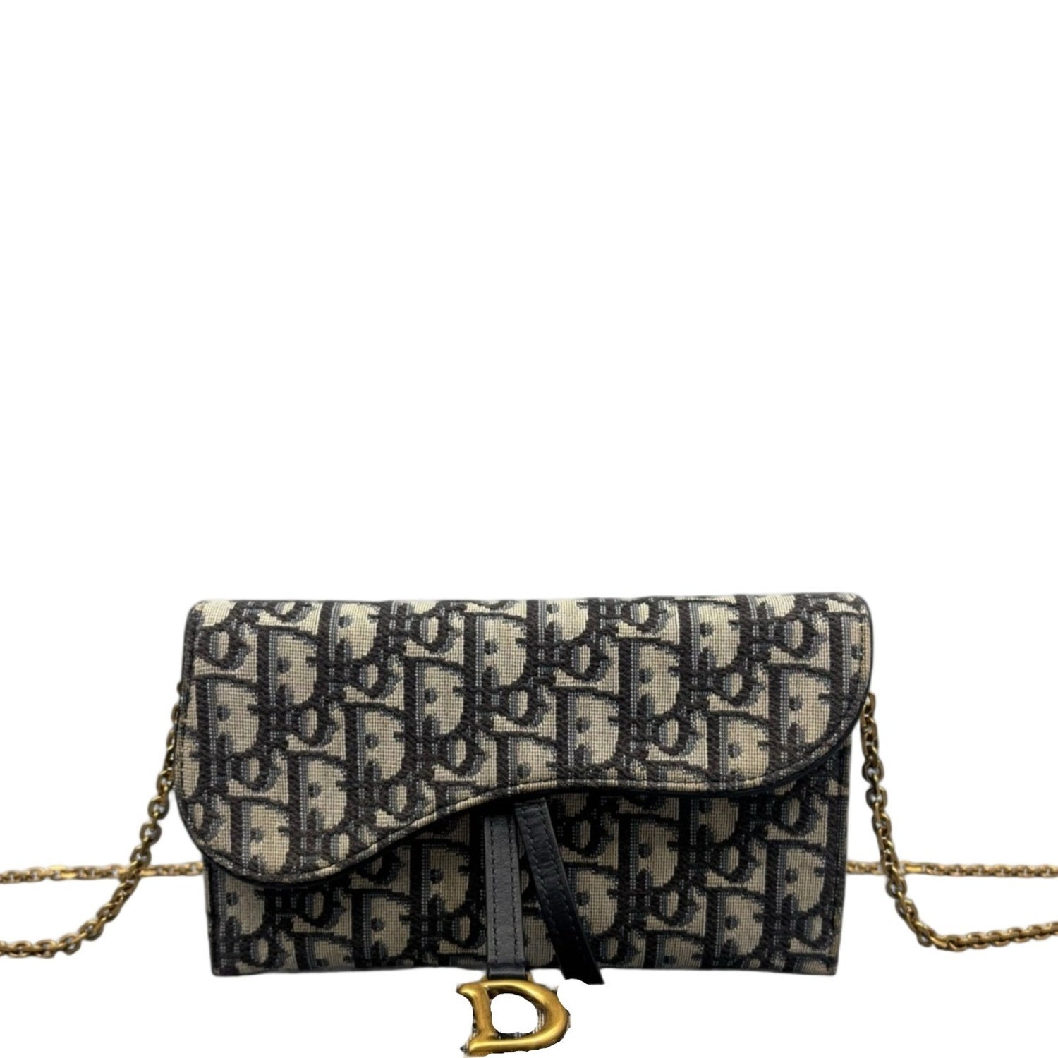 Dior Saddle Pouch With Chain Small