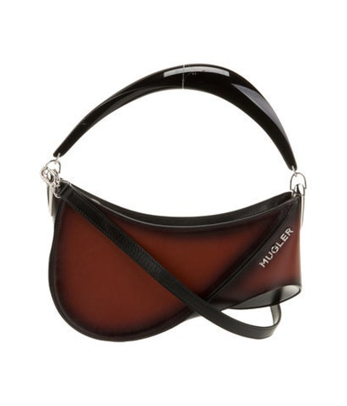 Mugler Leather Spiral Curve Small