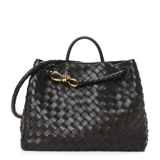 Bottega Veneta Nappa Intrecciato Medium Andiamo Shoulder Bag Fondant