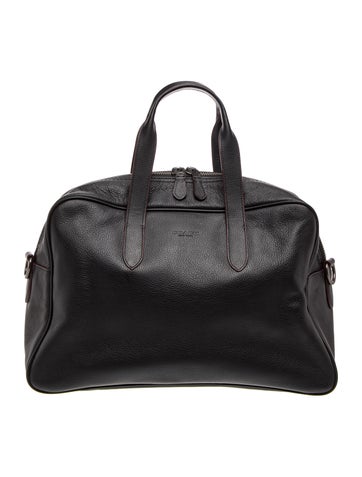 Leather Weekender Bag
