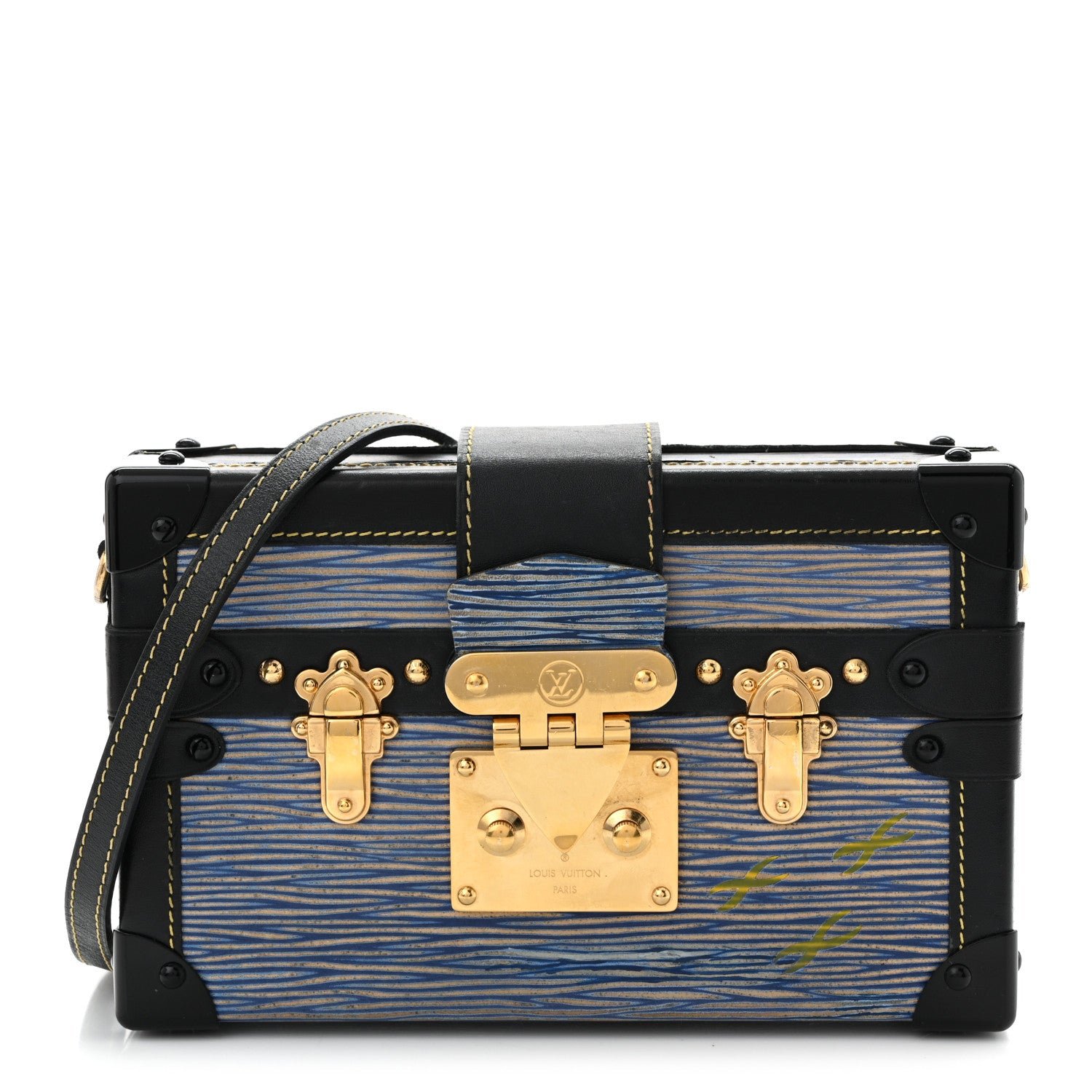 Louis Vuitton Epi Petite Malle Denim Light