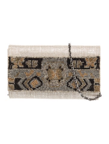 Judith Leiber Canvas Minaudière