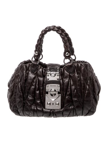 Leather Top Handle Bag