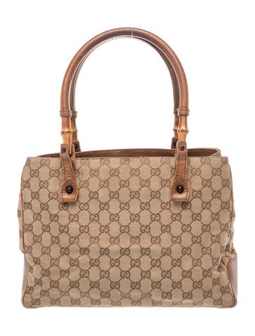 GG Canvas GG Canvas Bamboo Tote