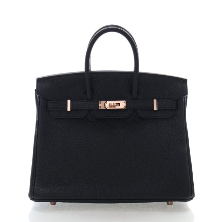 Hermes Noir Togo Birkin 25