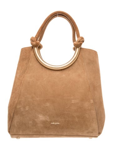 Cult Gaia Suede Shoulder Bag