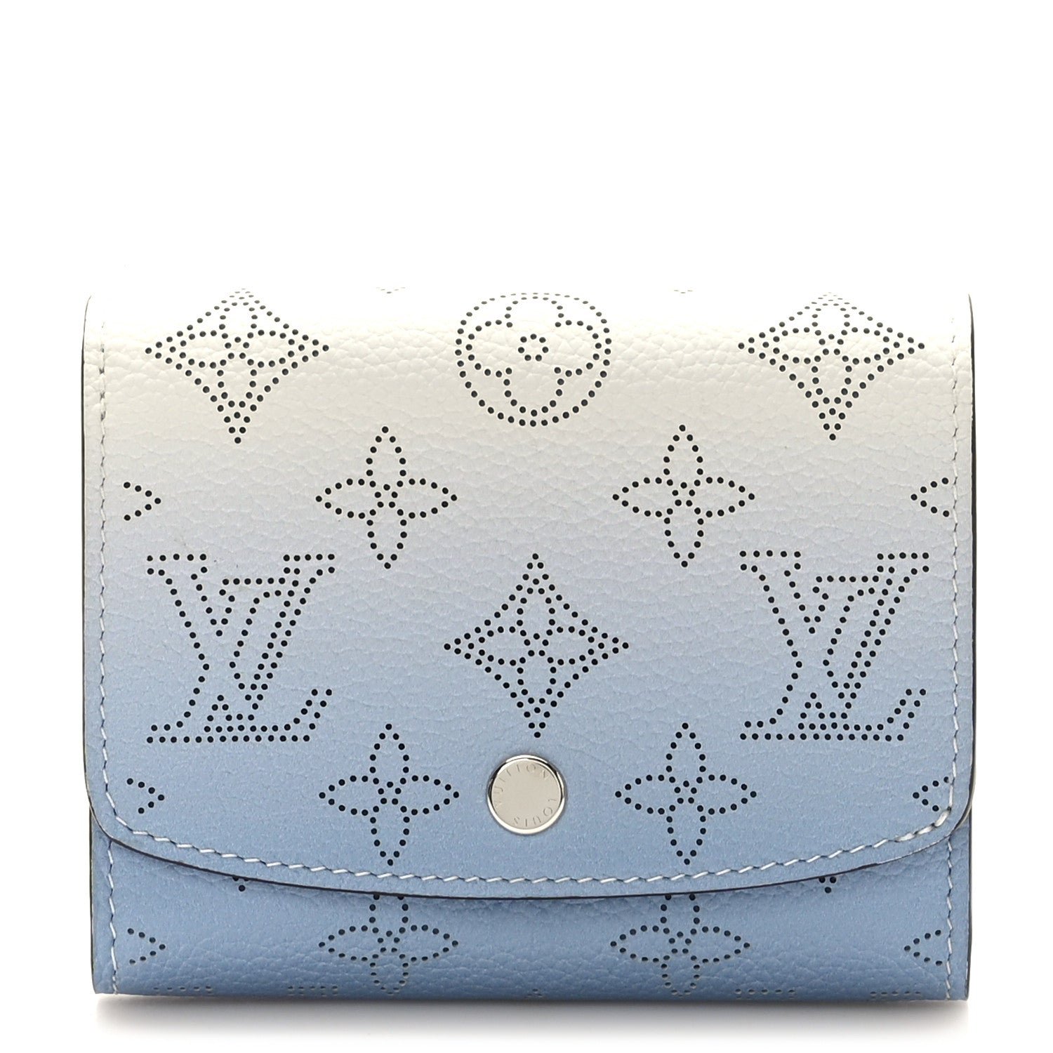 Louis Vuitton Mahina Degrade Iris Compact Wallet NM Bleu