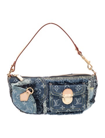 Monogram Denim Patchwork Pouchy