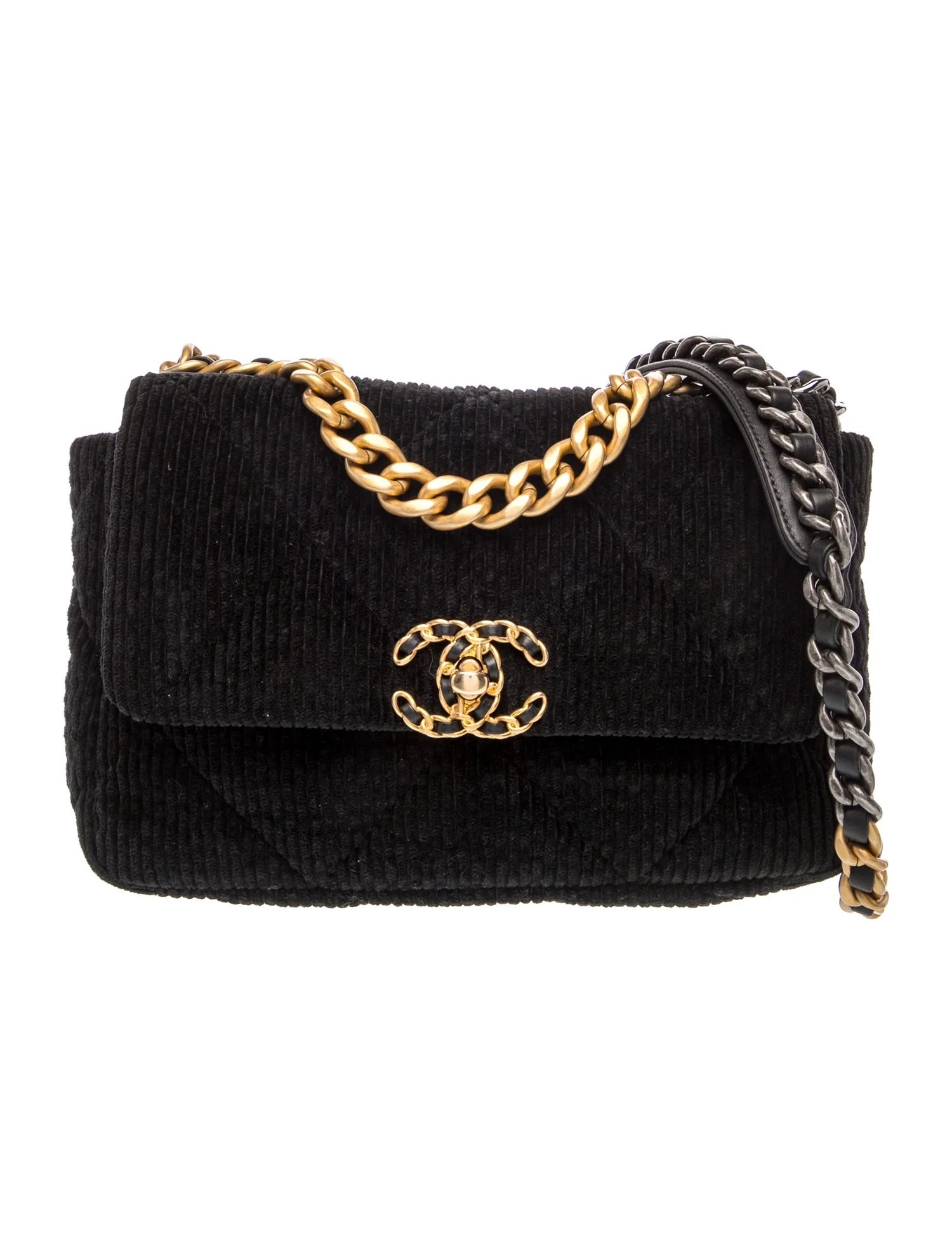 Corduroy Medium 19 Flap Bag