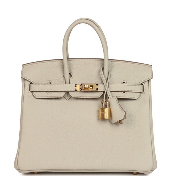Hermes Hermes Birkin 25 Beton Togo Gold Hardware