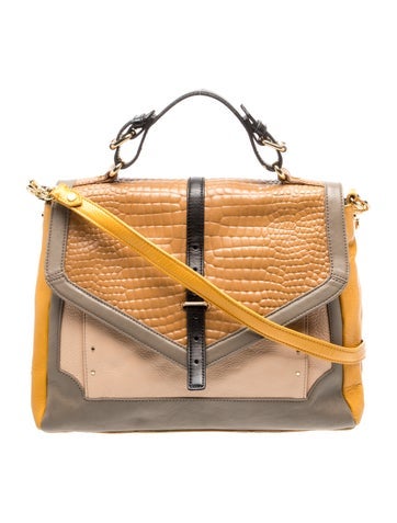 Leather Top Handle Bag