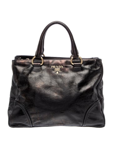 Prada Vitello Daino Leather Top Handle Bag Medium