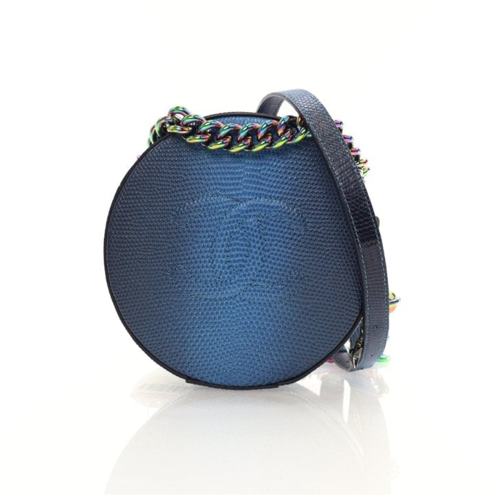 Chanel Lizard Round As Earth Bag