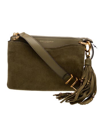 Suede Messenger Bag