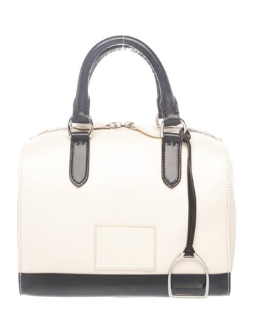 Leather Top Handle Bag