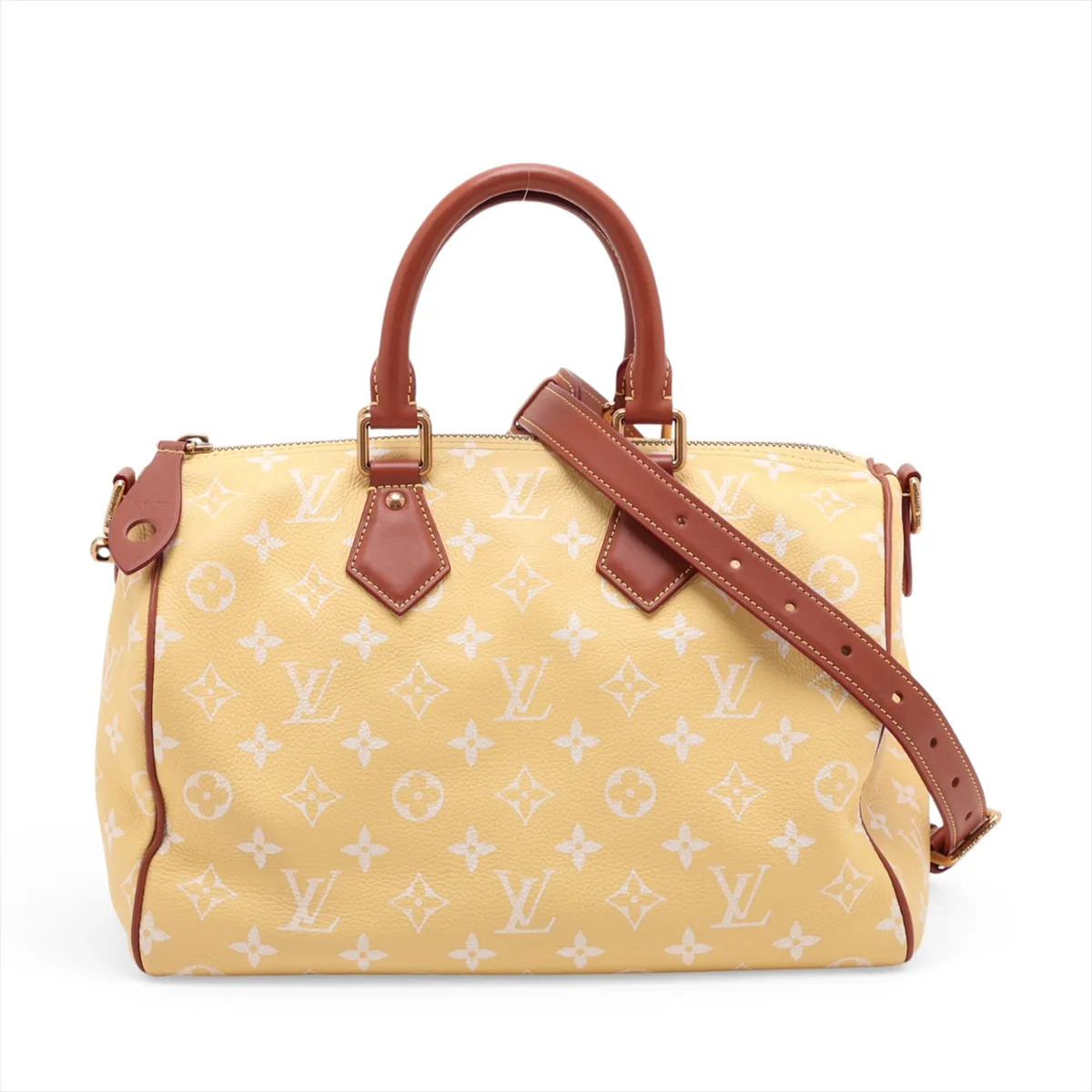 Louis Vuitton Monogram Leather Speedy P9 Bandoulière 30 M15242 Yellow