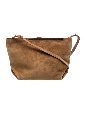 Khaite Suede Crossbody Bag
