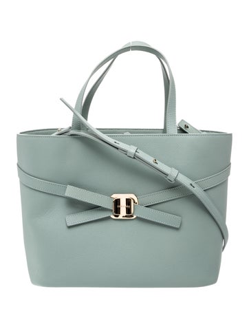 Ferragamo Leather Top Handle Bag