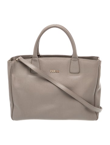 Leather Top Handle Bag