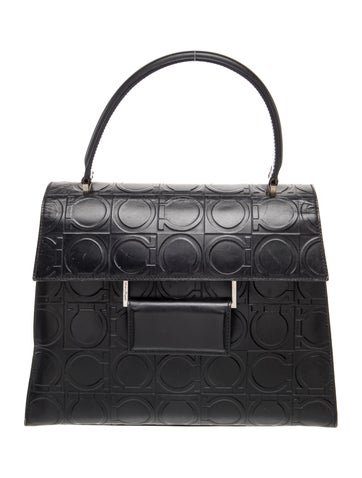 Leather Top Handle Bag