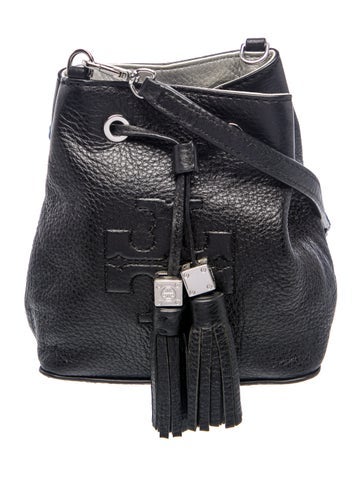 Tory Burch Leather Bucket Bag