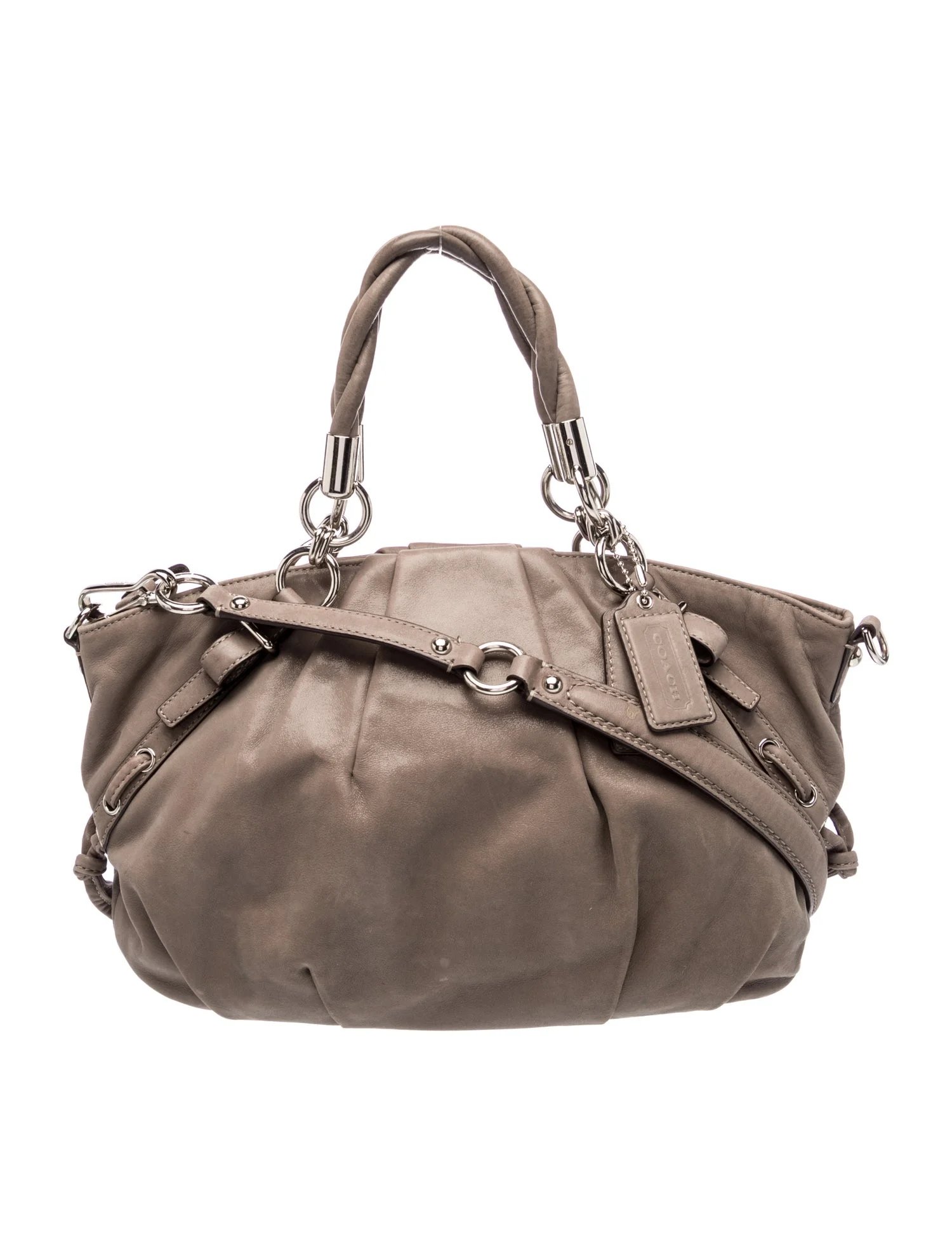 Leather Top Handle Bag