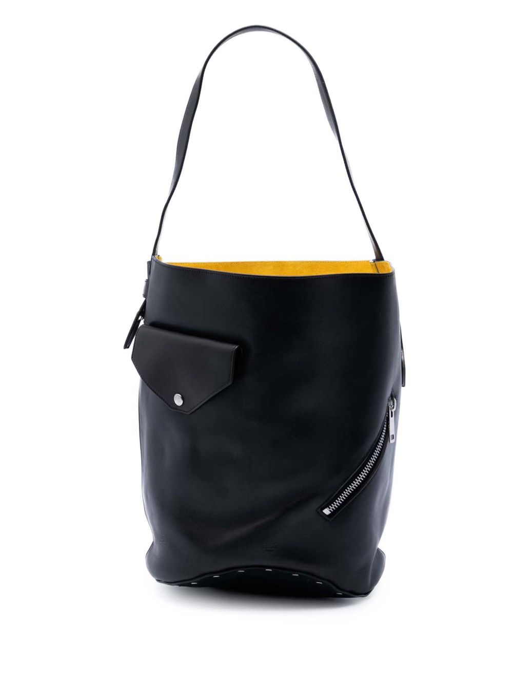 Celine 2016 Leather Biker bucket bag