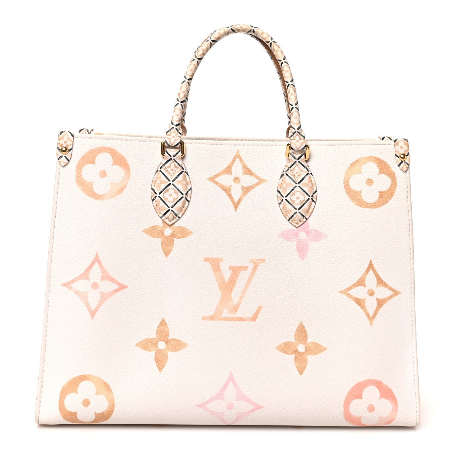 Louis Vuitton Monogram Giant By The Pool 2.0 Onthego MM Beige