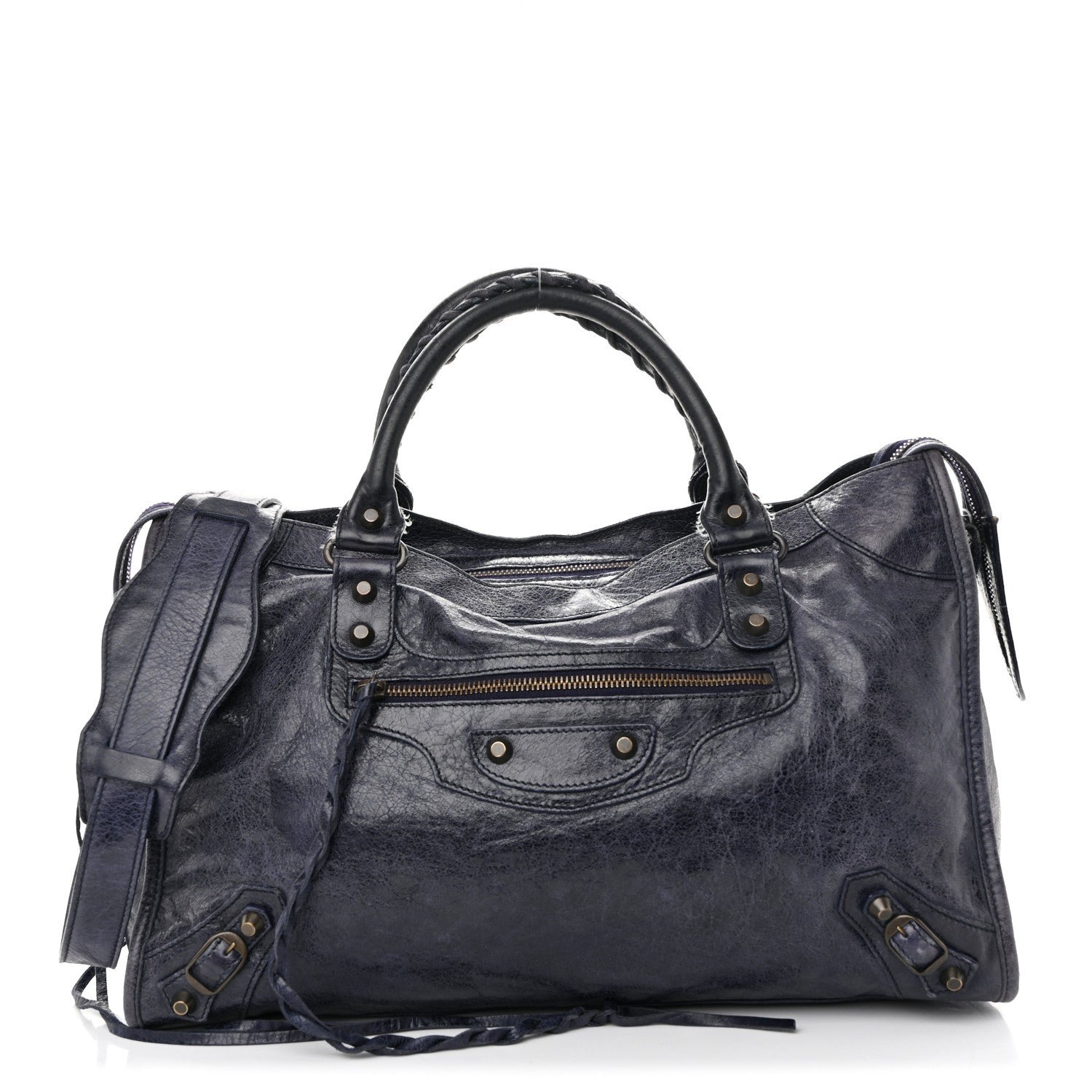 Balenciaga Agneau Classic Hardware City Officier